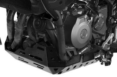 ALU SKID PLATE TEXTURED BLACK TRK502