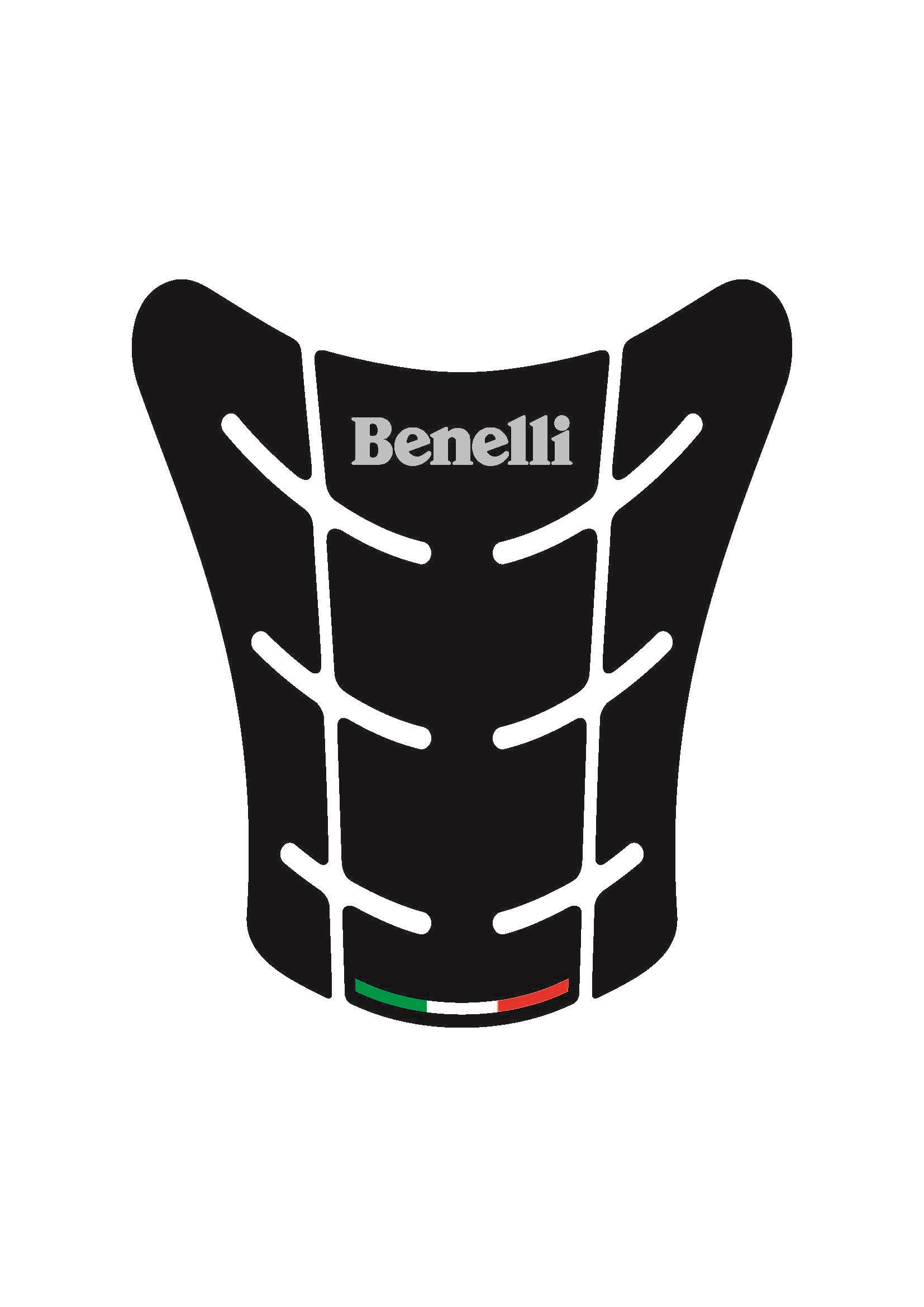 TANKPAD BENELLI BLACK 150X170MM