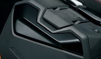 SIDE CASE GARNISH SET - BLACK YVB