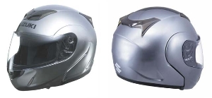 FLIP-UP-HELMET SILVER