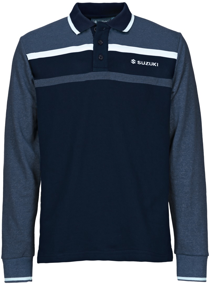 TEAM BLUE LONGSLEEVE POLO SHIRT