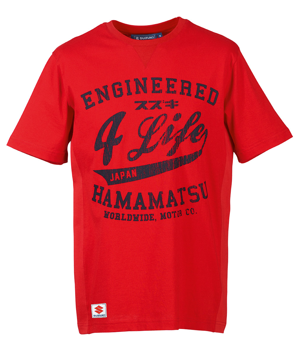 ENGINEERED 4 LIFE T-SHIRT RED