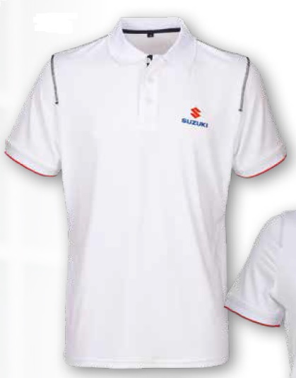 TEAM WHITE POLO SHIRT MEN