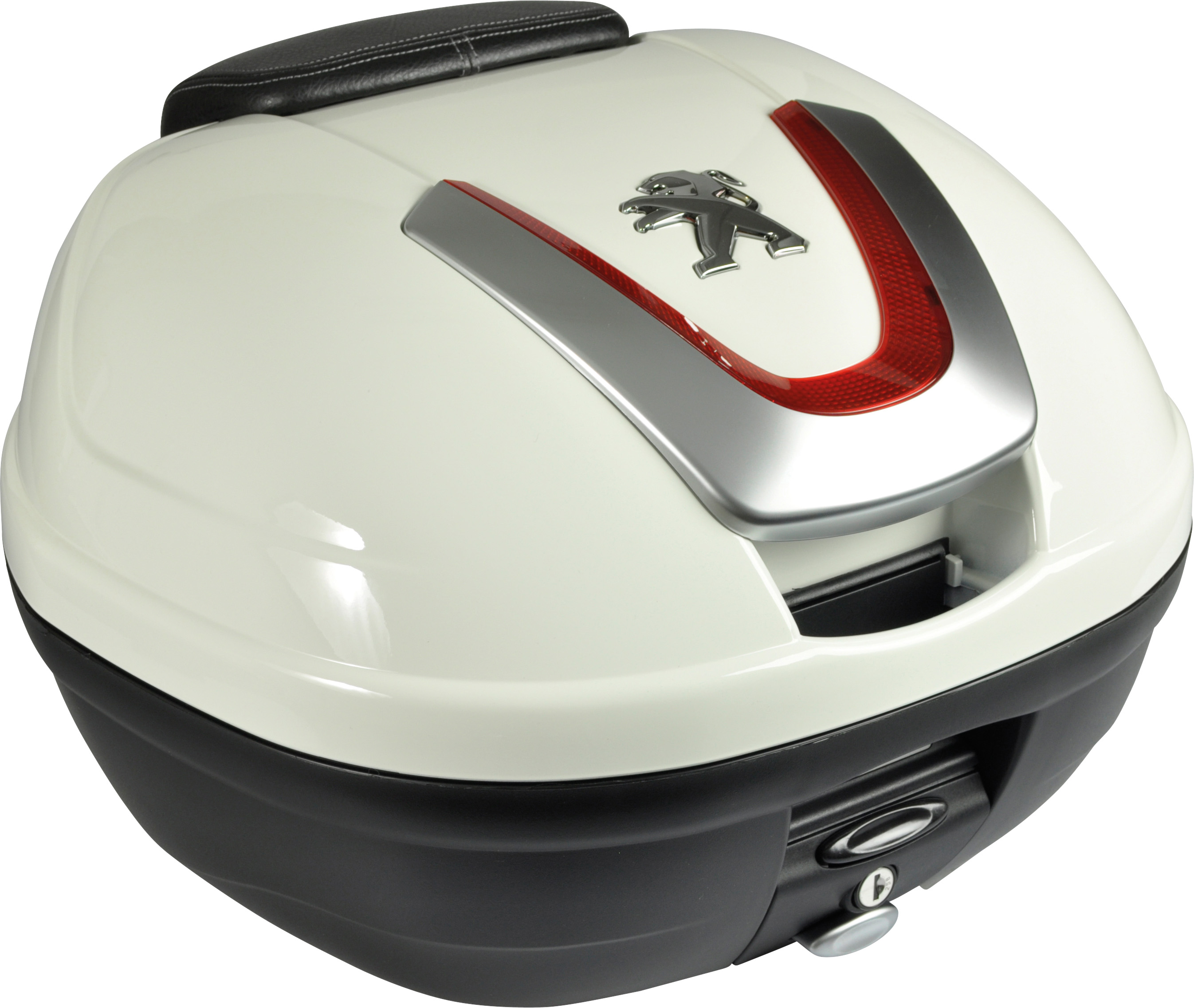 TOPCASE 34L P7 + BACKREST LEATHER BLACK