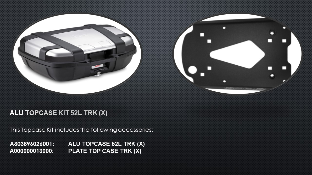 ALU TOPCASE 52L TRK (X)