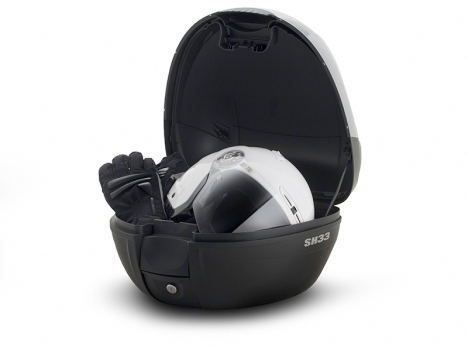 TOPCASE SUPSO ZWART 33L ZONDER RUGSTEUN