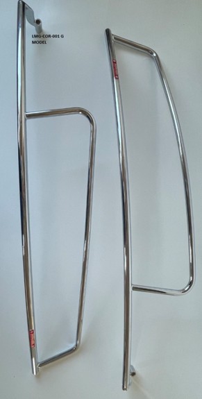 REAR CRASH BAR,CHROME,G-MODEL