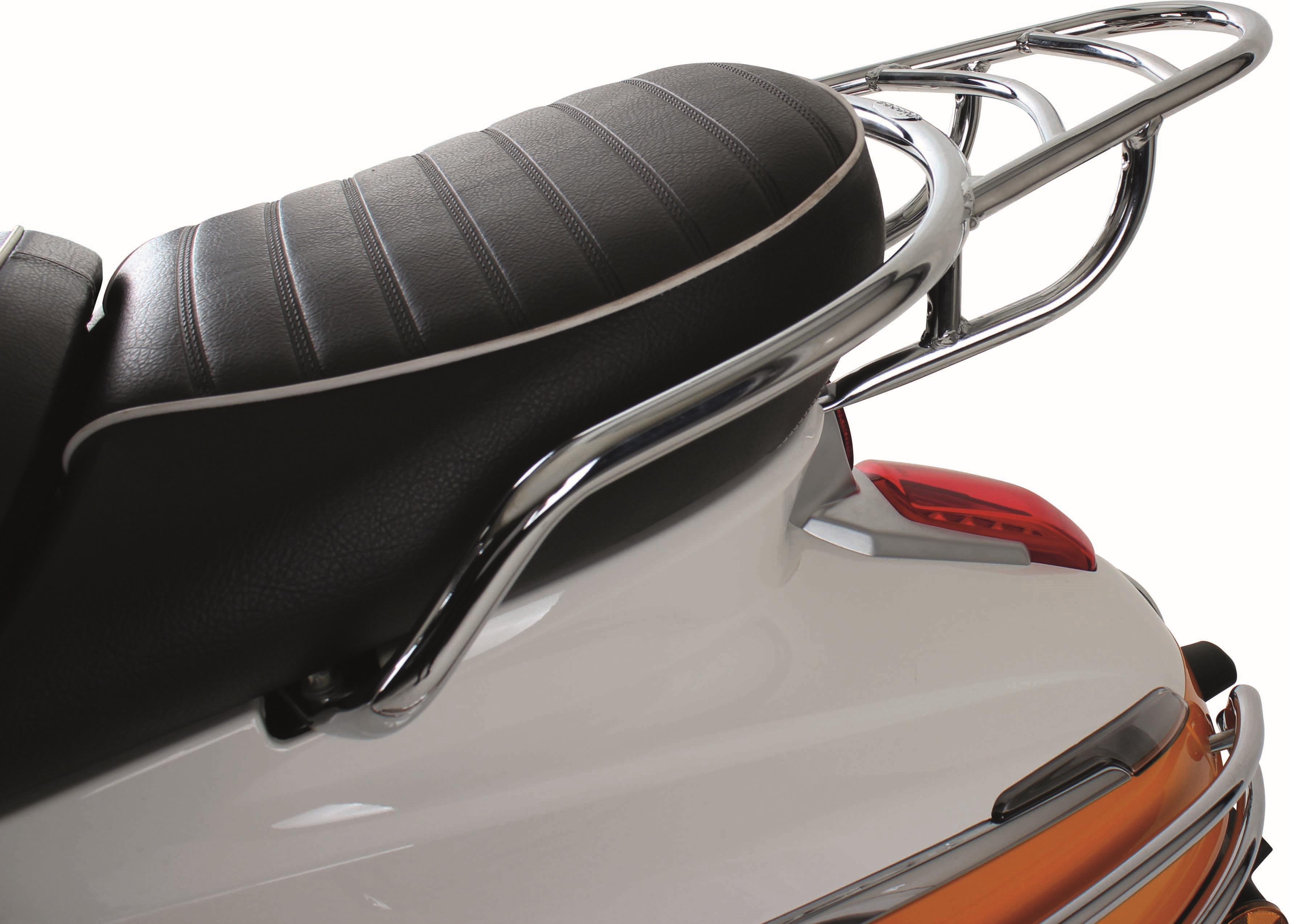 REAR CARRIER CHROME + DJANGO LOGO