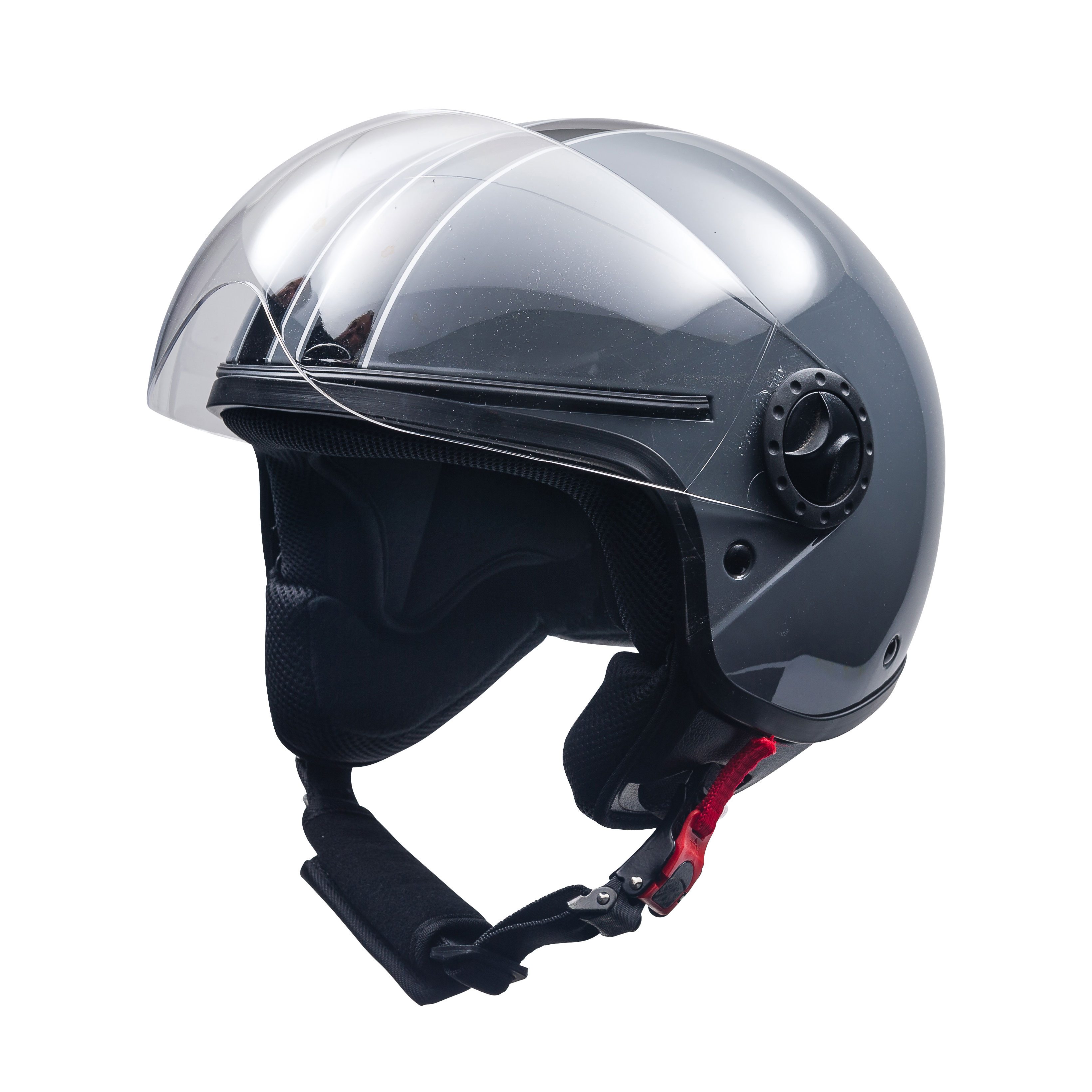 HELMET SYM1 DECO GREY GY-430C