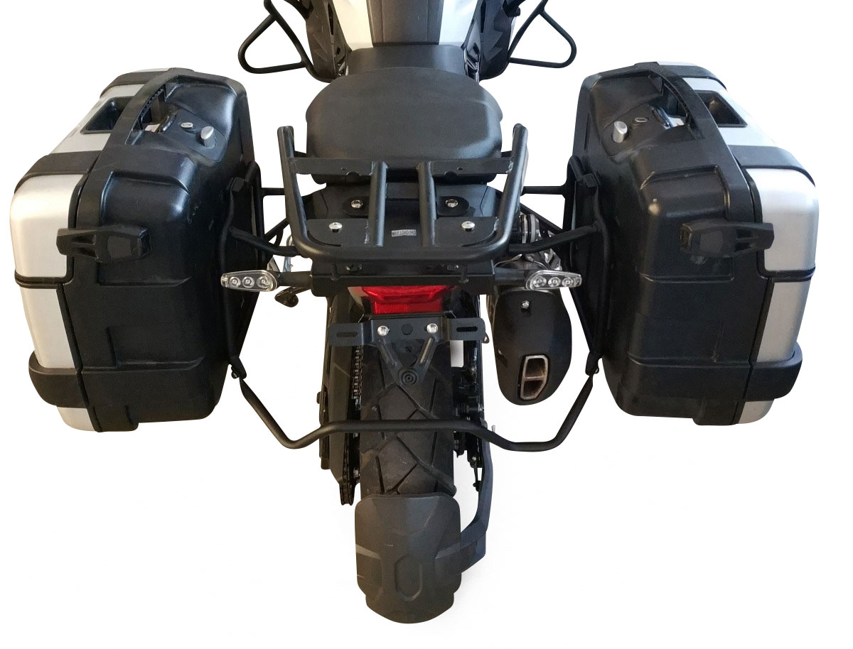 KIT TOPCASE + VALISES + SUPPORT TRK 502X