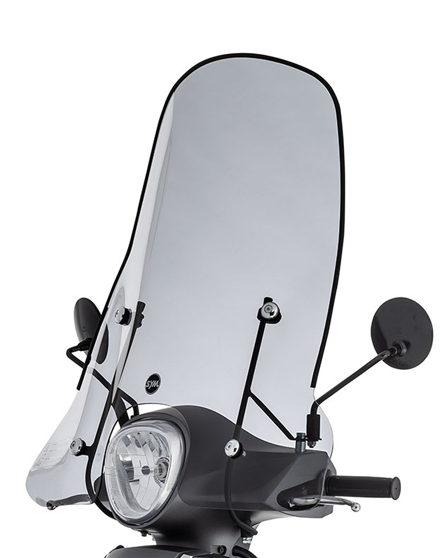 WINDSCHERM FIDDLE III HOOG 56CM SMOKE